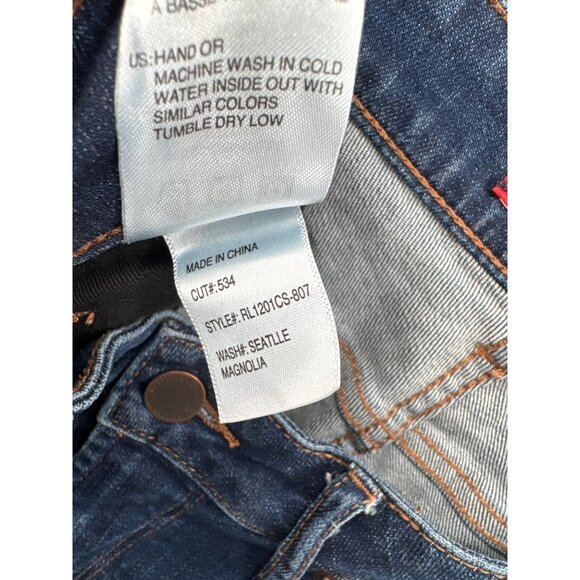 Articles of Society Skinny Jeans Women 28 Dark Blue Seattle Magnolia Wash Cotton - Picture 7 of 8